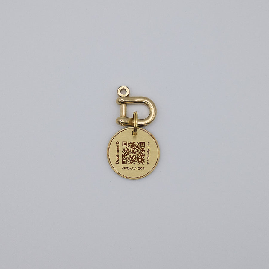 Original Daphnee Pet Tag with Custom Engraving